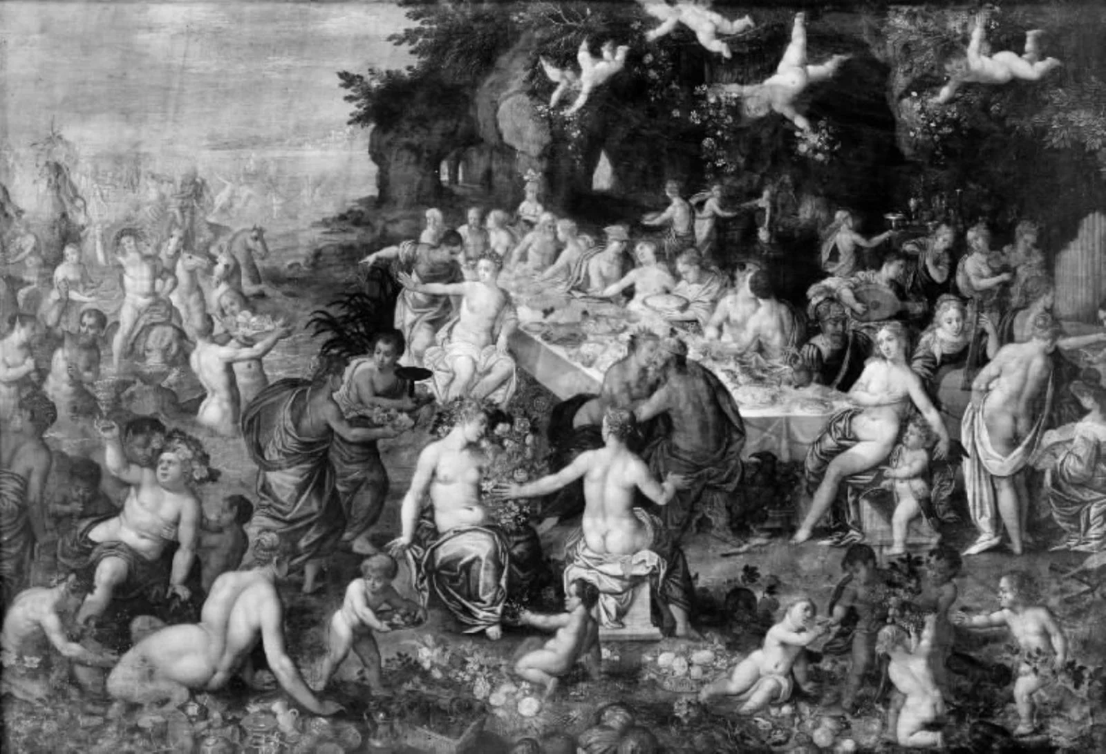 The Banquet of the Gods. The Wedding of Peleus and Thetis