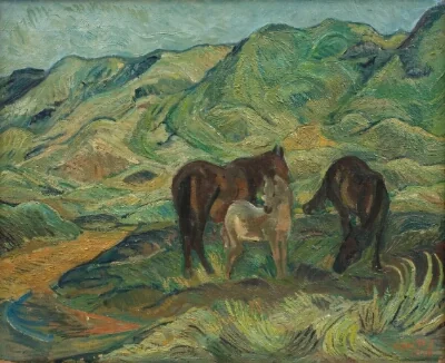 Landscape with Horses