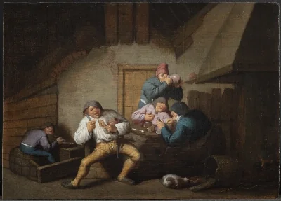 Peasants at Table. The Five Senses: The Sense of Taste