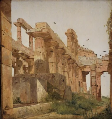 The Temple of Hera at Paestum, Italy