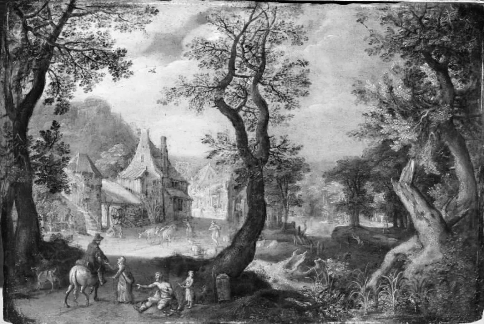 Village on the Fringe of a Wood