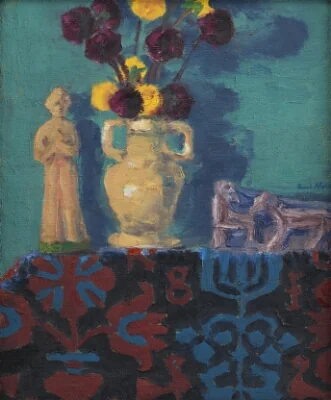 Figures and Dahlias