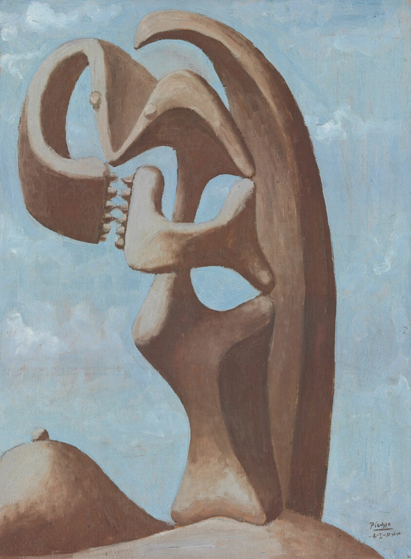 Abstraction: Background with Blue Cloudy Sky