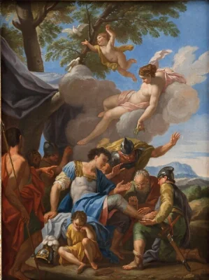 Venus Bringing Simples for the Wounded Aeneas