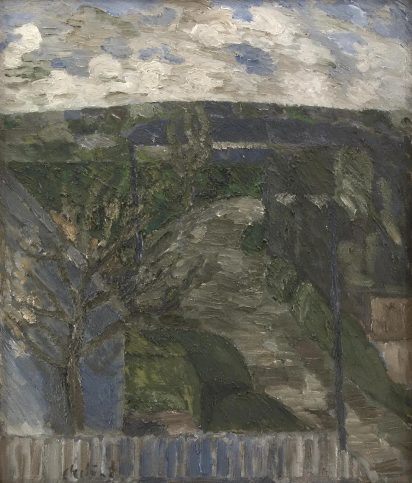Landscape with a Road. Autumn