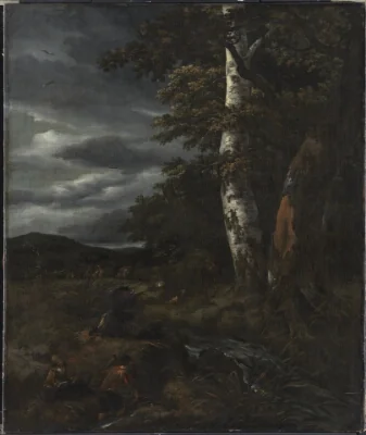 Landscape with a Hunting Scene