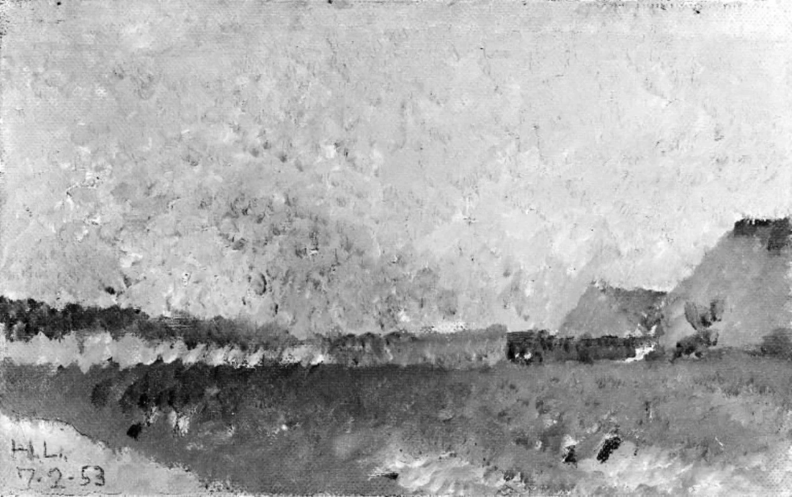 Sunset. Winter