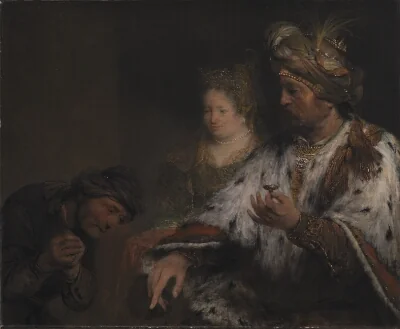 King Ahasuerus Presents Mordecai with his Ring