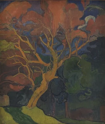 Wood with Crooked Tree