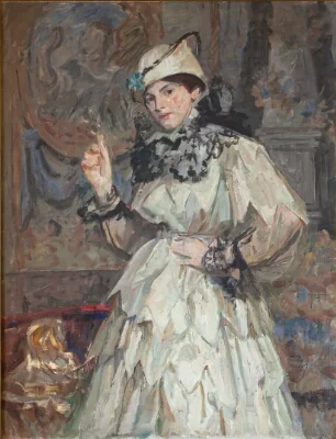 The Artist’s Daughter in Fancy Dress