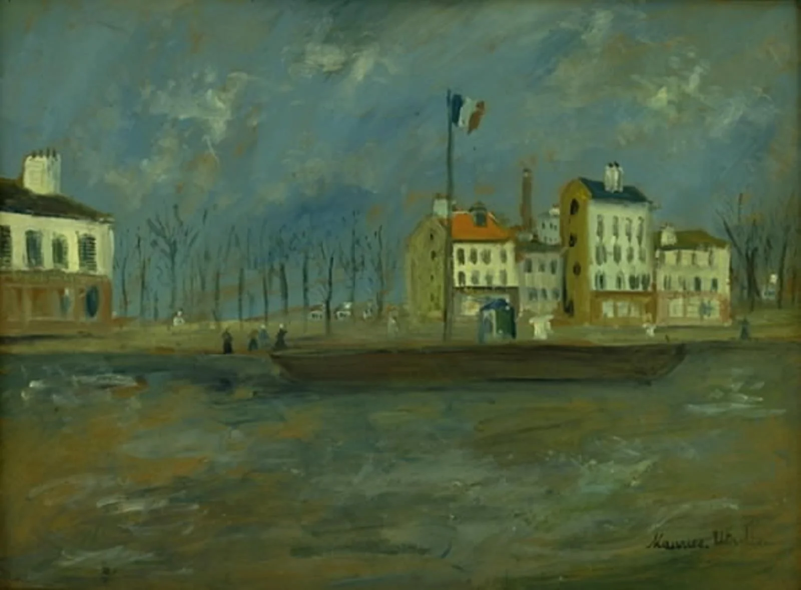 Houses on the River Bank