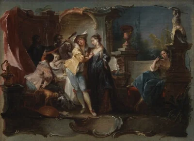 The Prodigal Son Living with Harlots