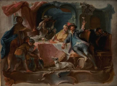 The Prodigal Son Wasting his Inheritance