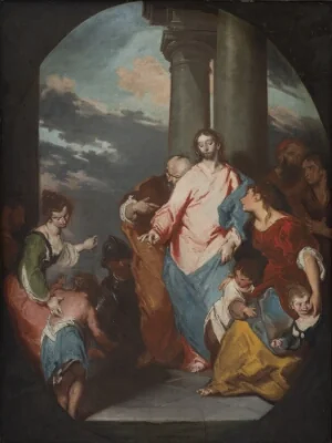 Christ Blessing Little Children