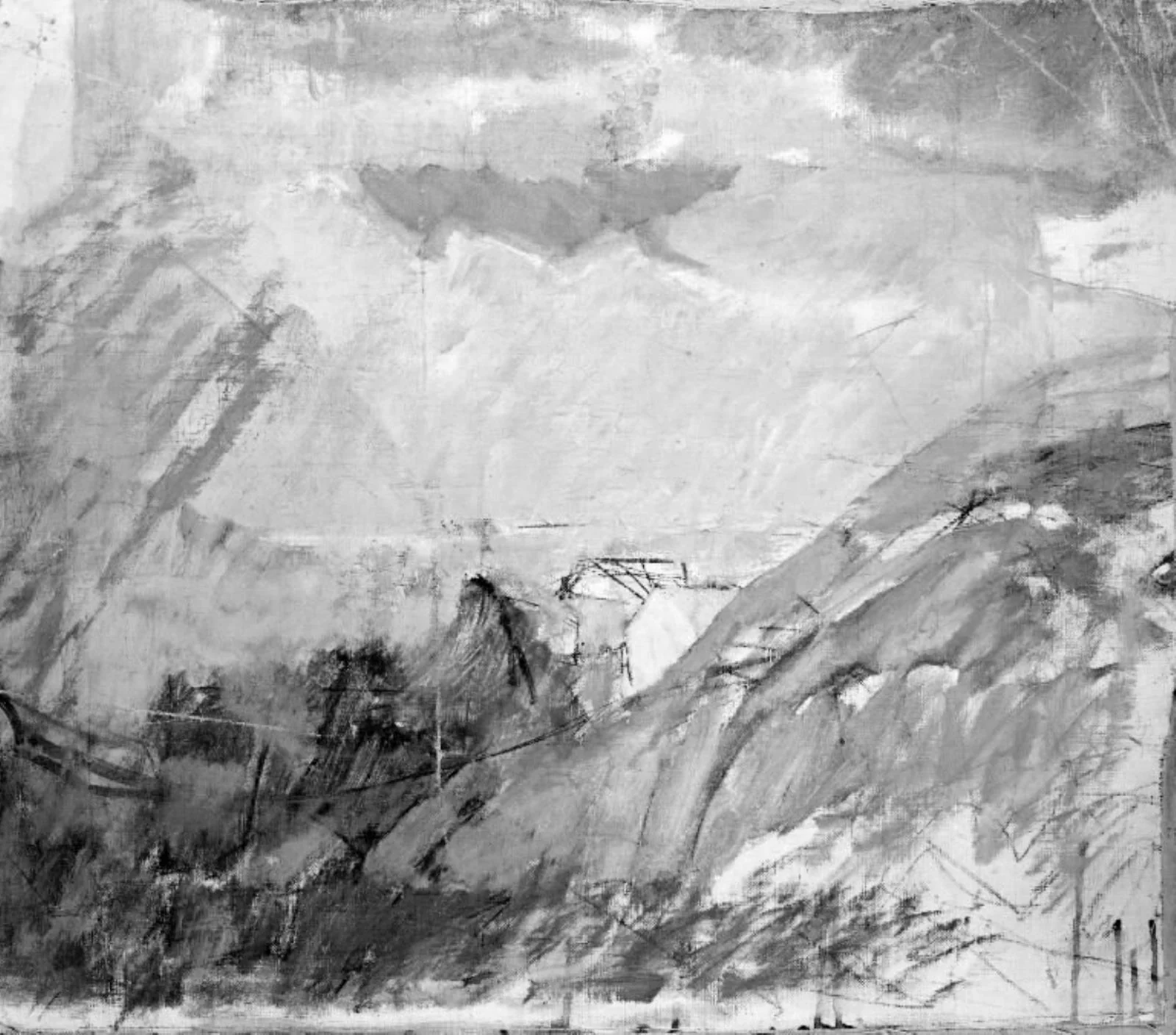 Study no. II for "Sea and Rocks"