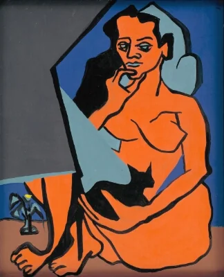 Charlotte Receiving the News about Pablo Picasso's Death