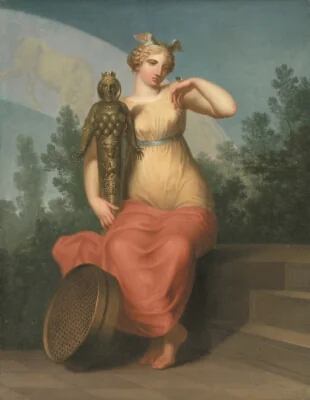 Philosophy. Allegorical figure.