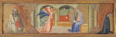 St. Benedict - The Annunciation - A Kneeling Nun