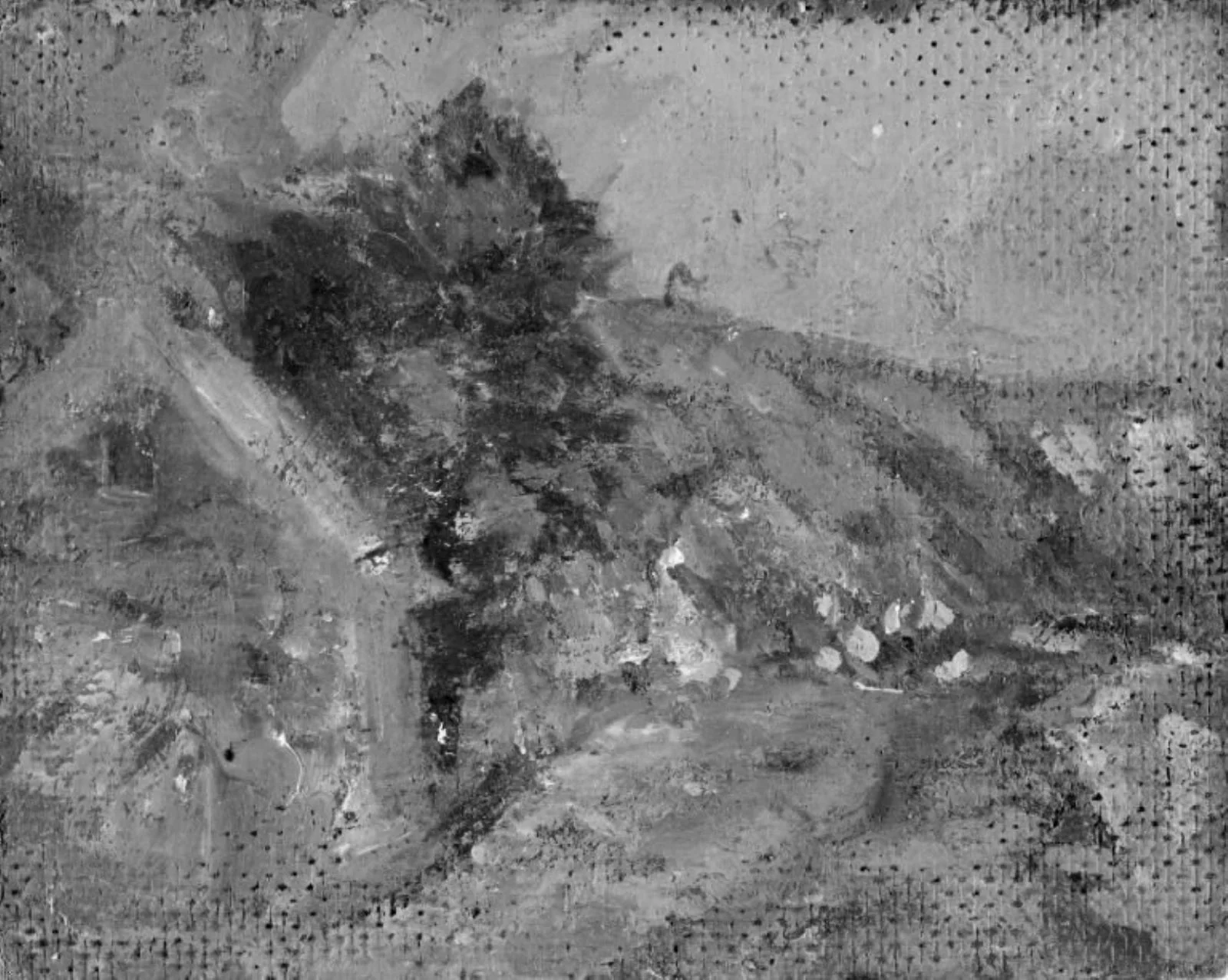 Two Houses under the Brow of a Hill