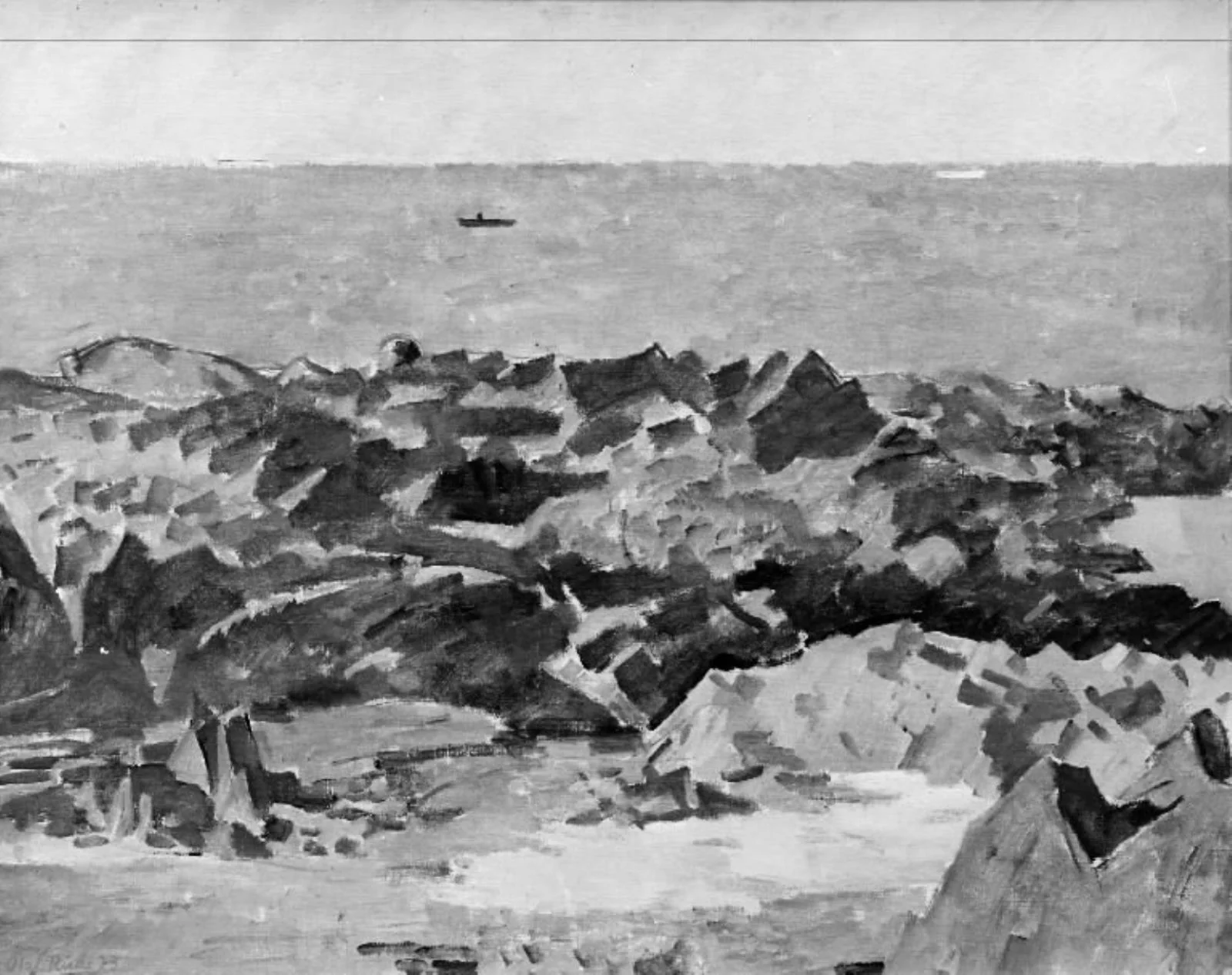 Rocks in Evening Sun, Bornholm