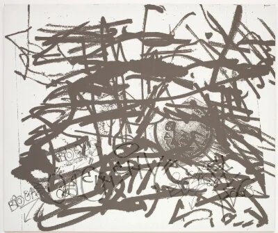 Nom de guerre/Nom du père. Defaced Study for Wall Painting