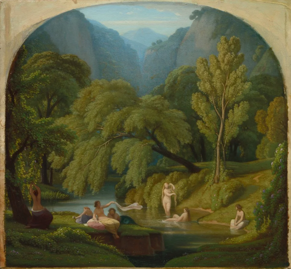 The Bathers, Souvenir of the Banks of the Anio River at Tivoli