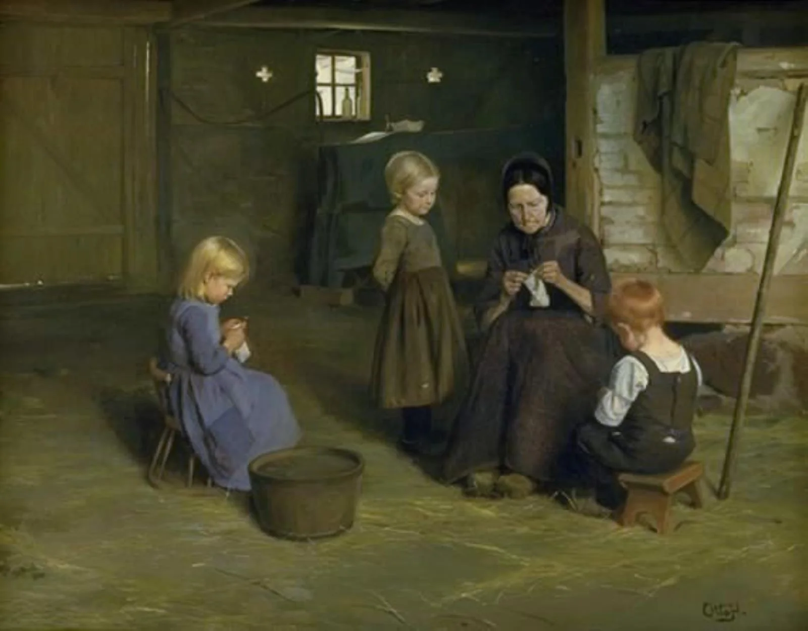 A Knitting Lesson