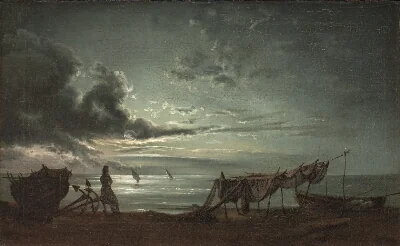 The Gulf of Naples. Moonlight