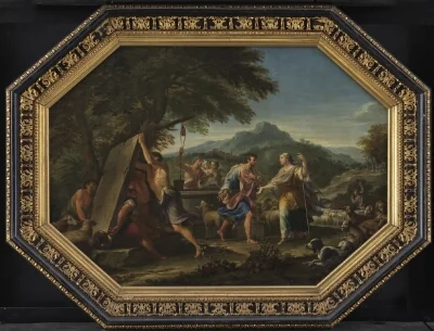 Jacob meets Rachel at the Well outside of the City of Haran