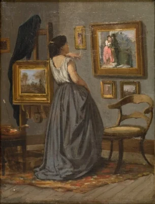 A Lady in the Studio