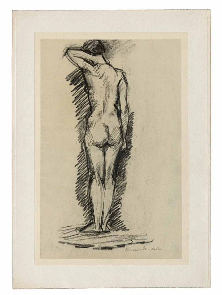 Standing Female Nude Seen from the Back