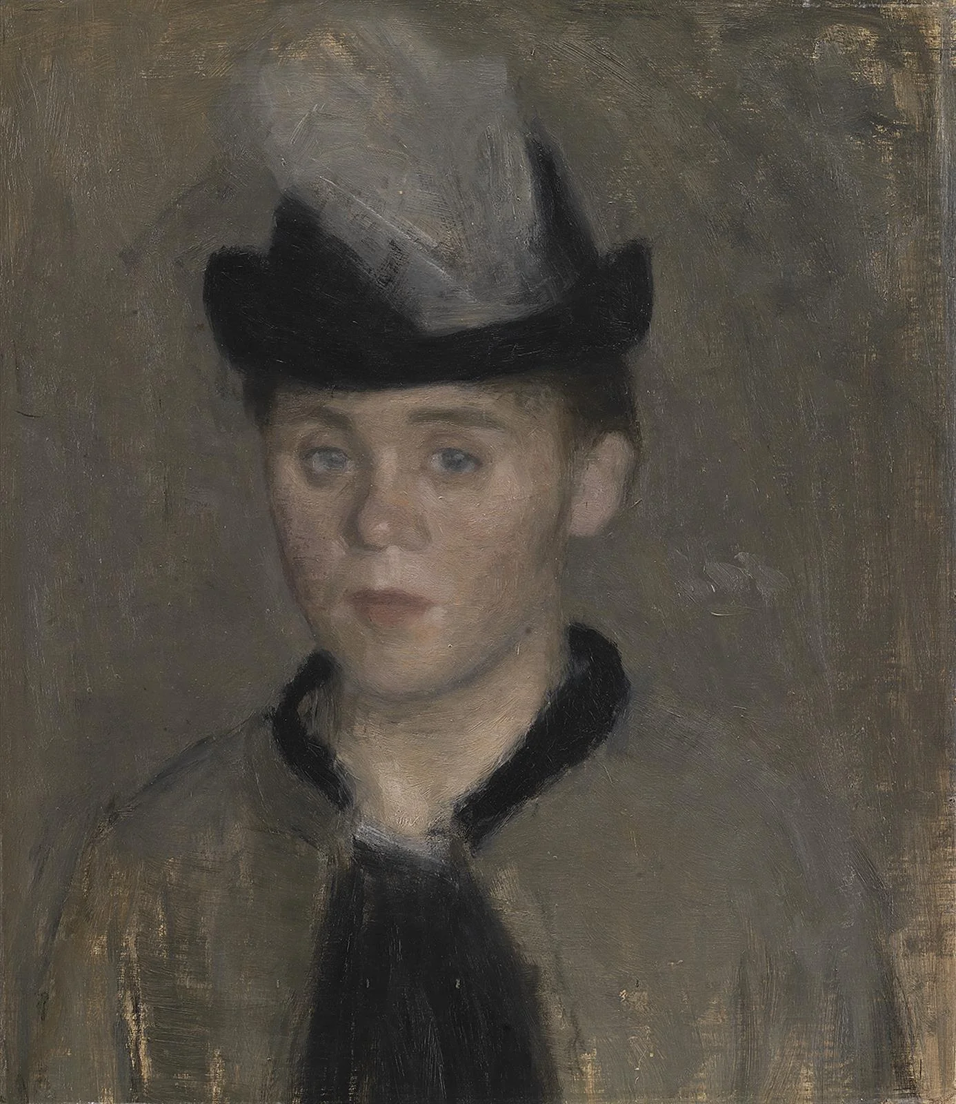 Ida Ilsted, the Artist's Fiancée. Sketch