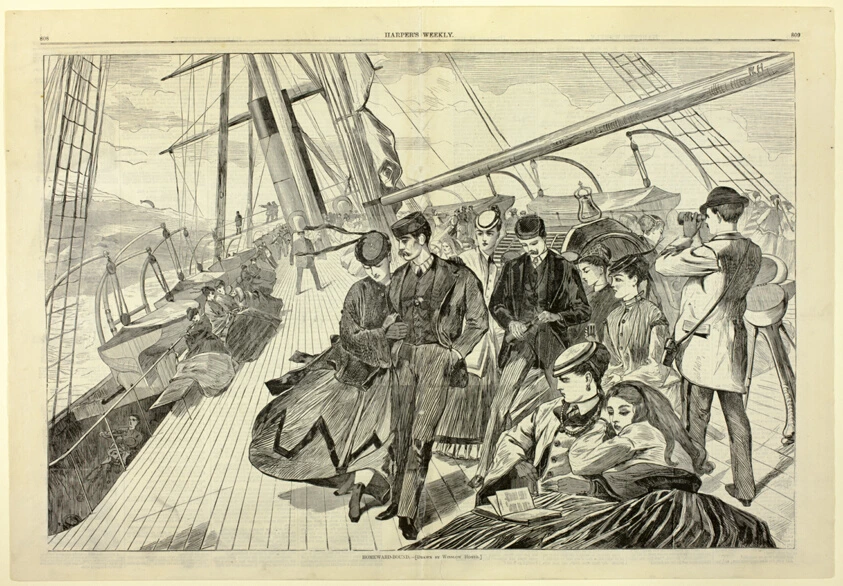 Homeward Bound, from Harper's Weekly