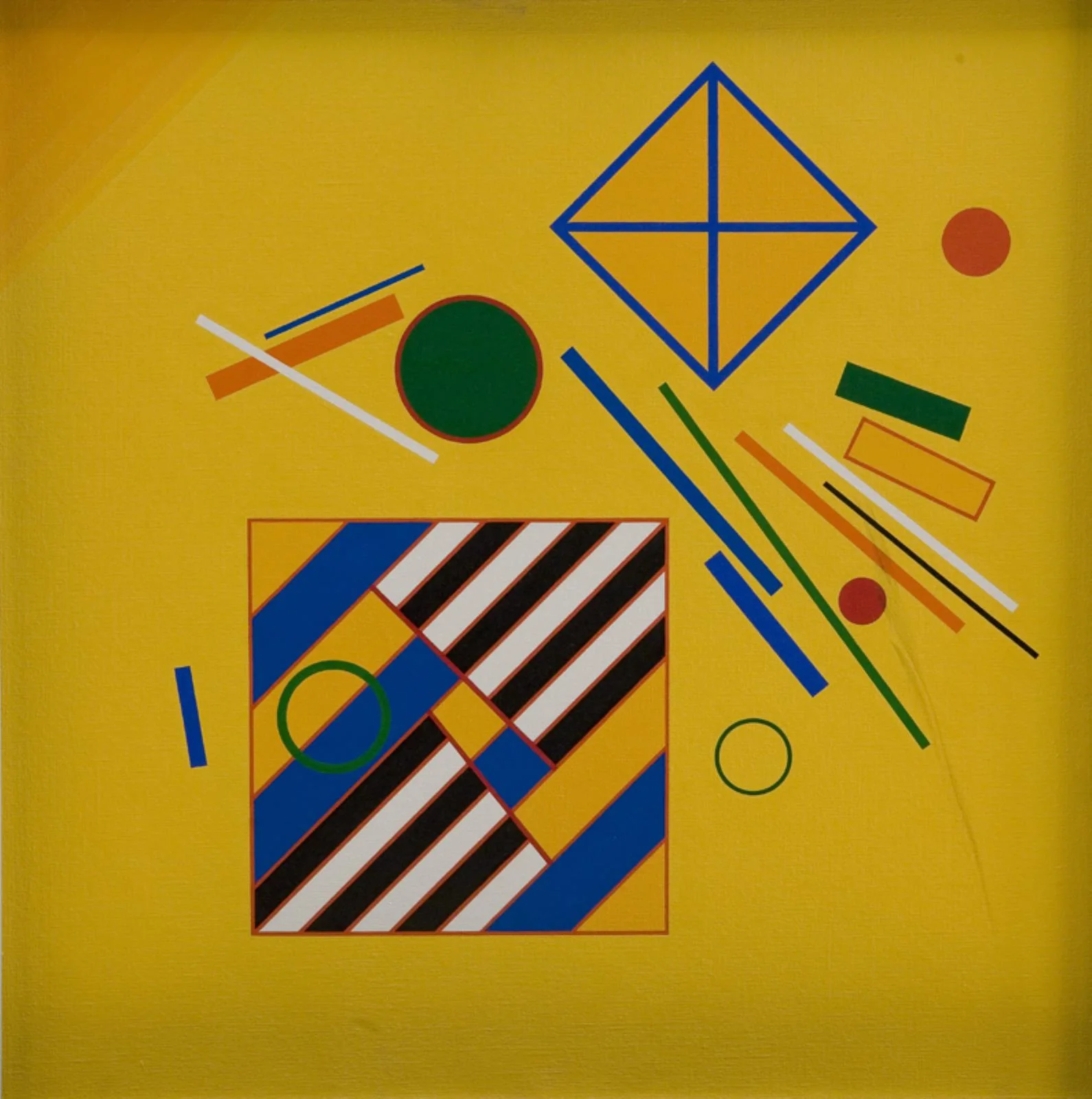 Composition of Seven Diagonal Picture Elements