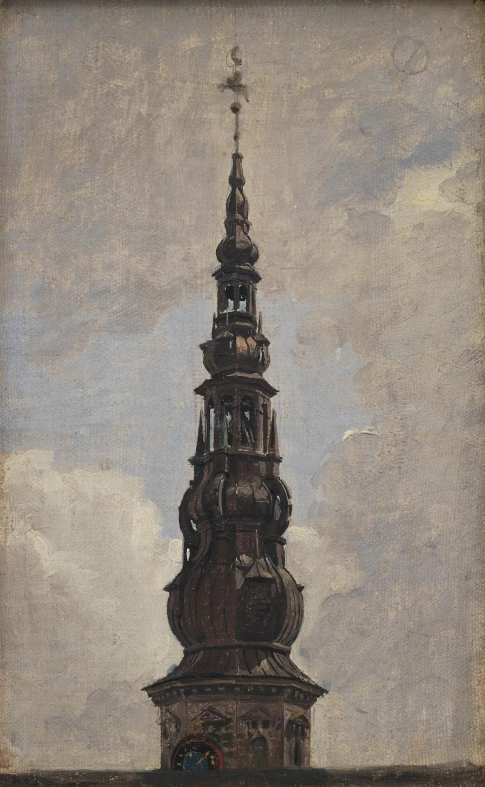 The Great Spire of Kronborg Castle. Study