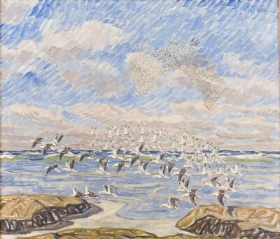 A Peregrine Falcon Hunting