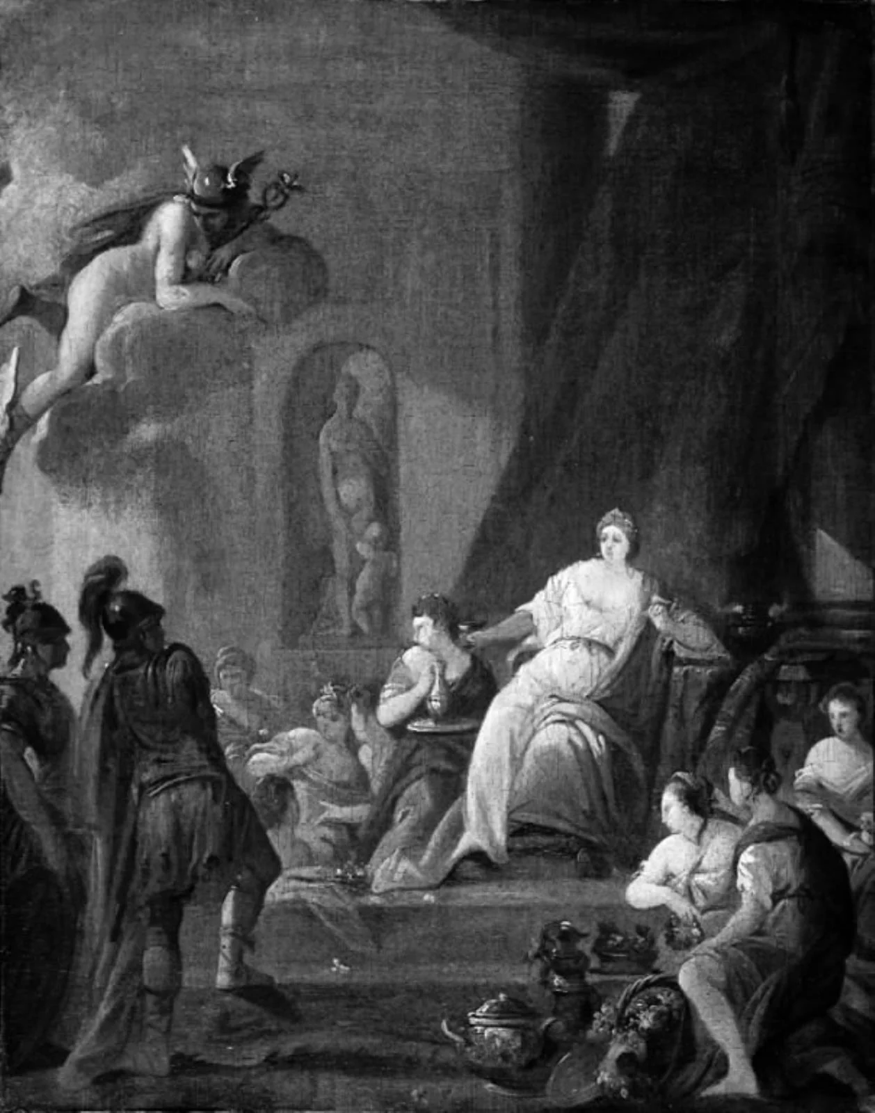 Hermes befaler Kalypso at frigive Odysseus