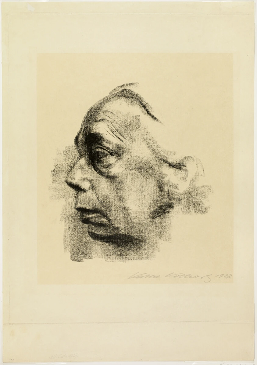Self-Portrait in Profile
