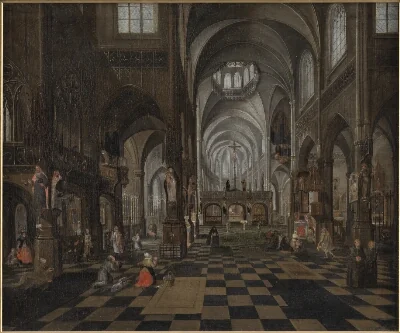 Interior of a Catholic Church