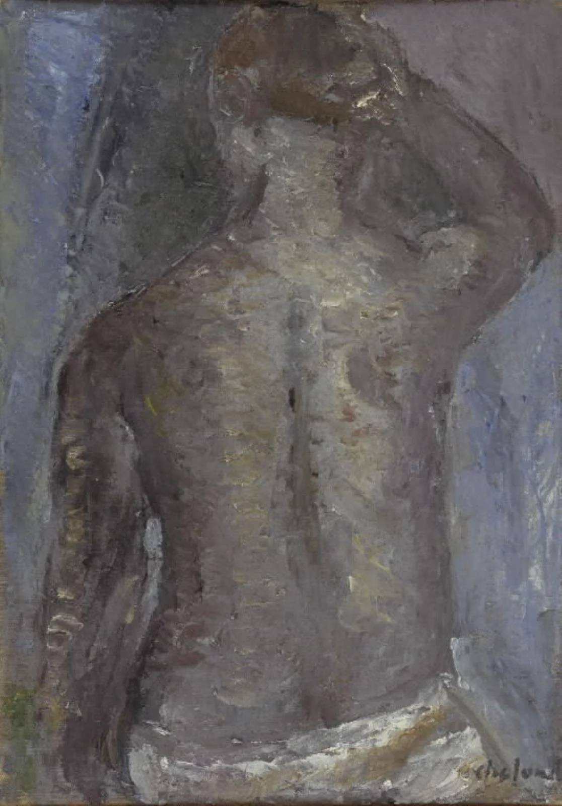 Standing Figure. Woman seen from Behind, Half-Length