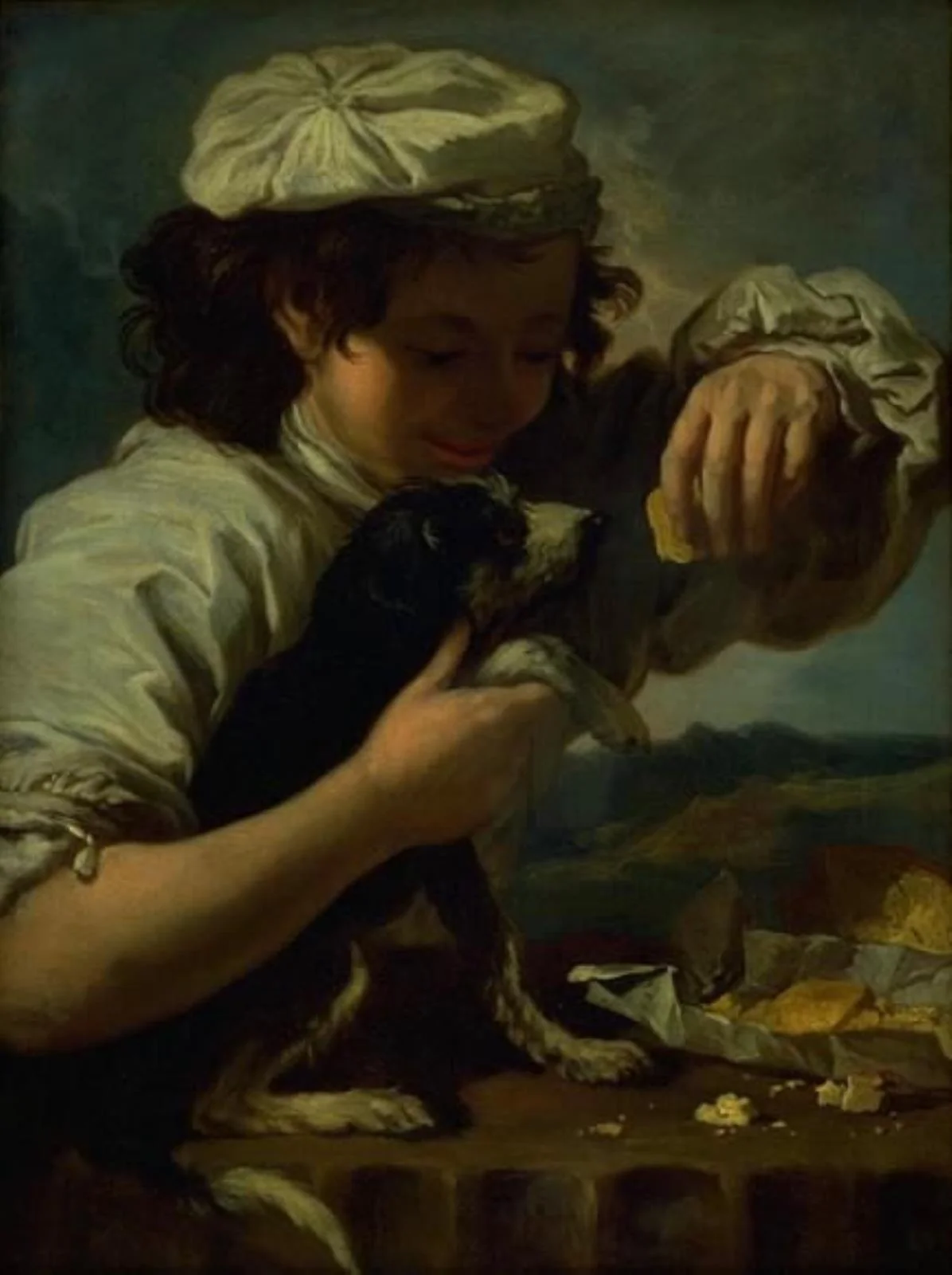 A Boy with a Dog (Allegory of "Taste")