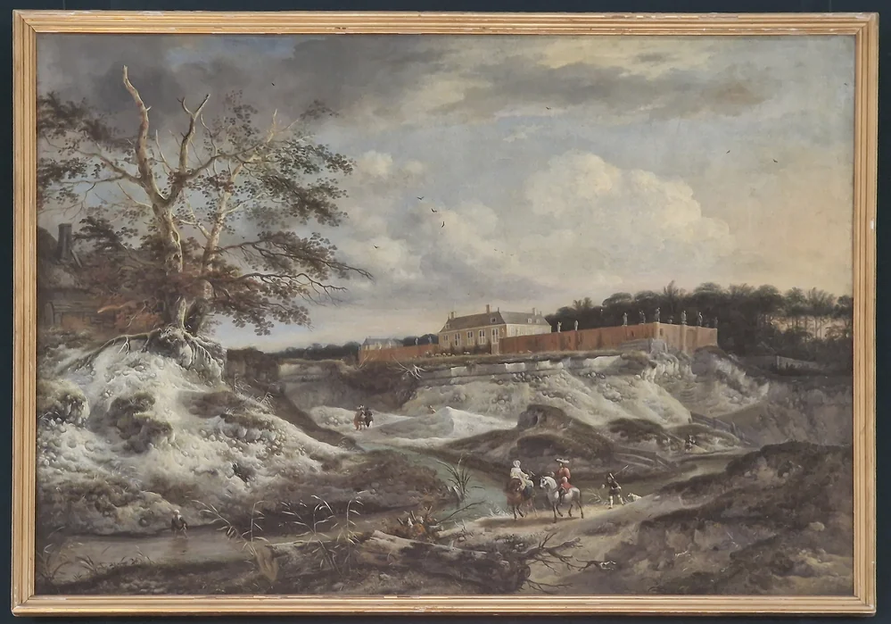 A Manor House on a Steep Chalk Hill