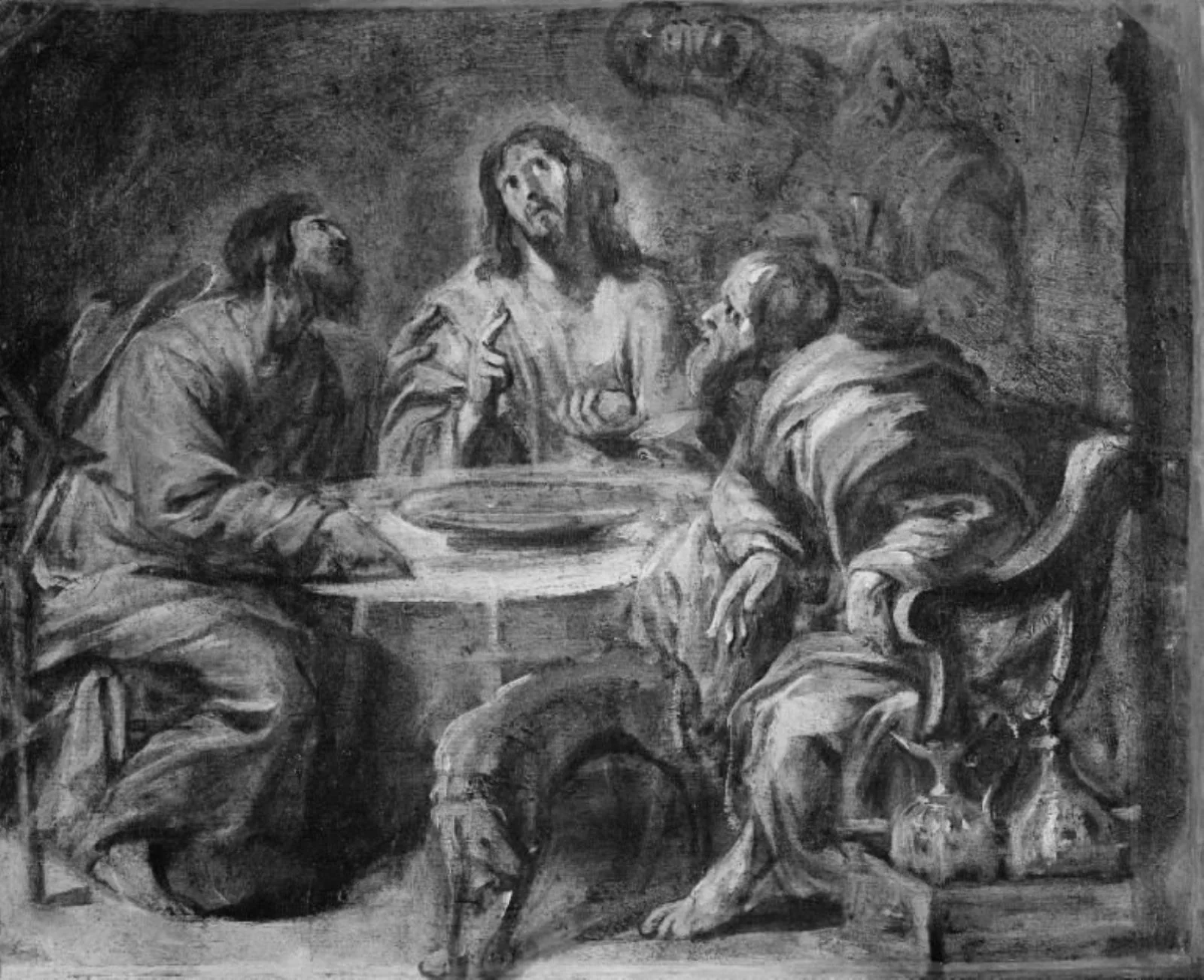 Sketch for The Supper at Emmaus