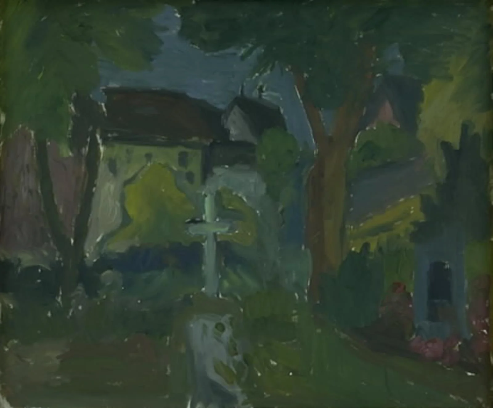 From a Churchyard