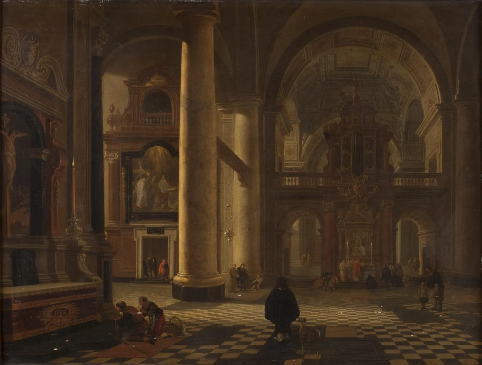 Interior of a Catholic Church