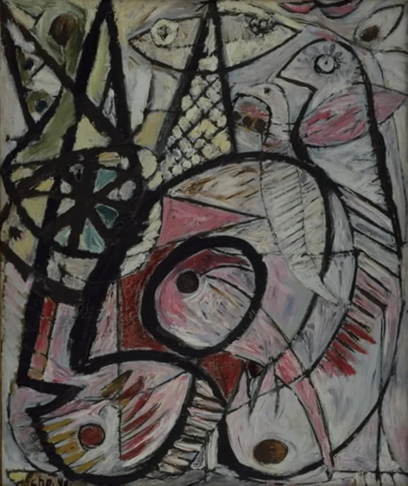 Pink Birds. Phantasy