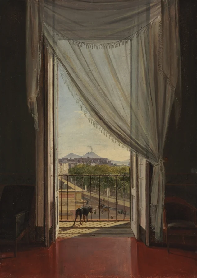 A View of Naples through a Window