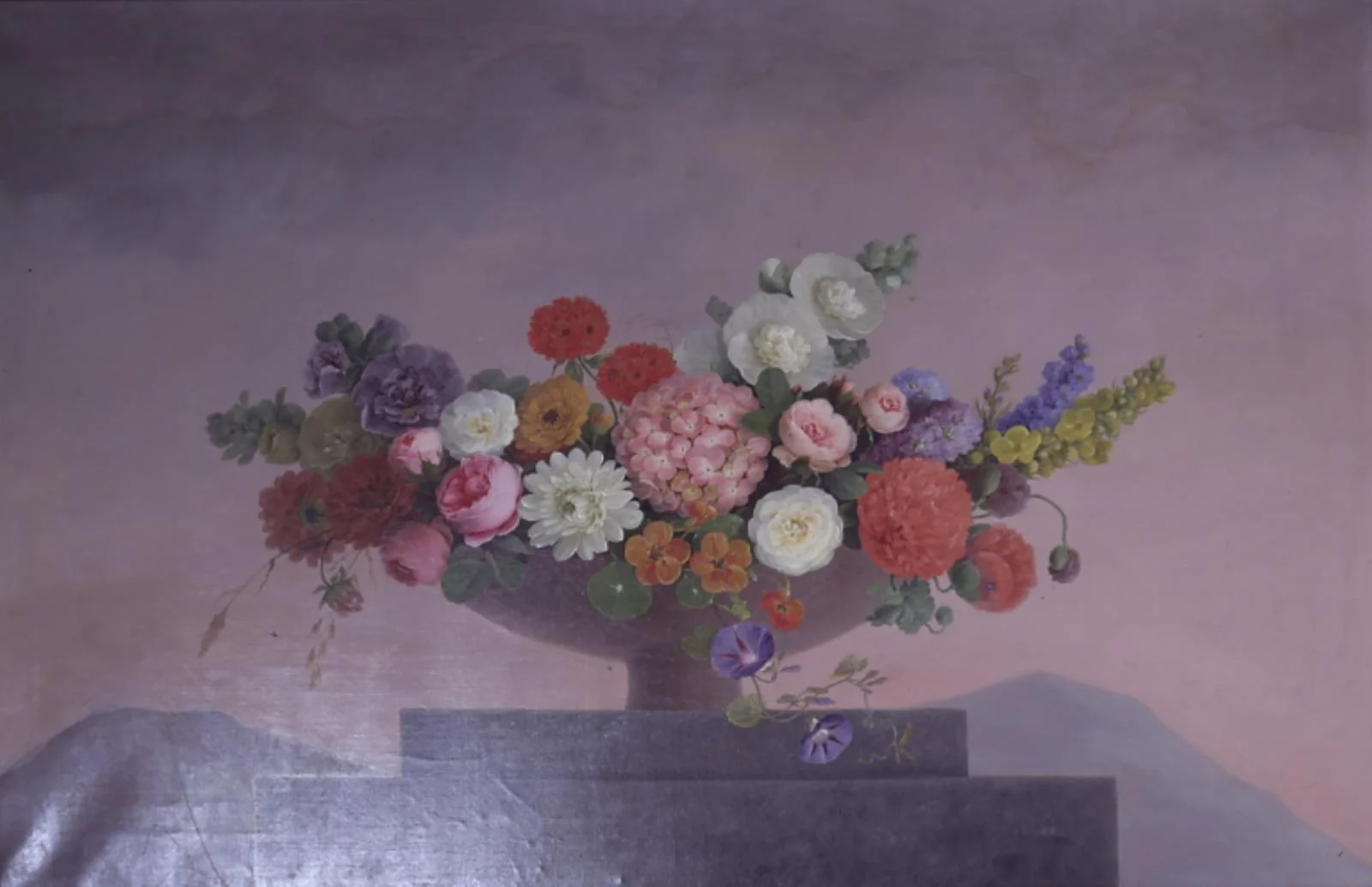 Blomster i en skål