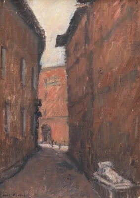 Street in Rome, Via S.Stefano del Cacco