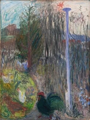 Fowls in a Garden